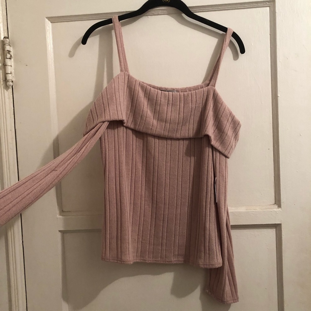 Long Sleeve Off The Shoulder Sweater